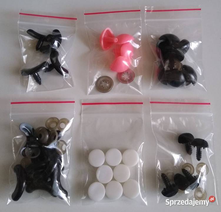 Nos Oczy Usta do Amigurumi urocze kawaii