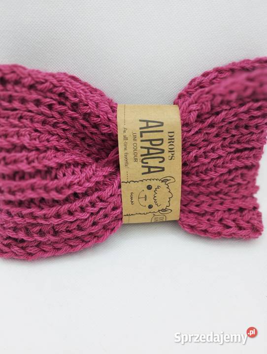 Amarantowa opaska 100 alpaka warmińsko-mazurskie Olsztyn sprzedam