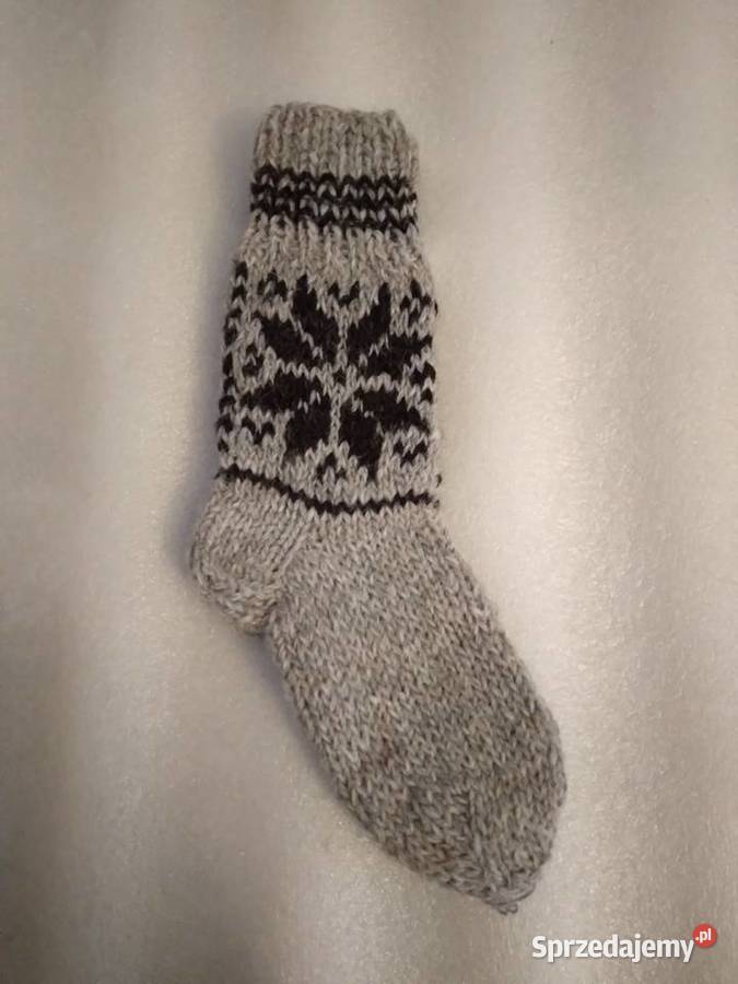 Góralskie skarpety wełniane rozmiar uniwersalny Nowy Targ