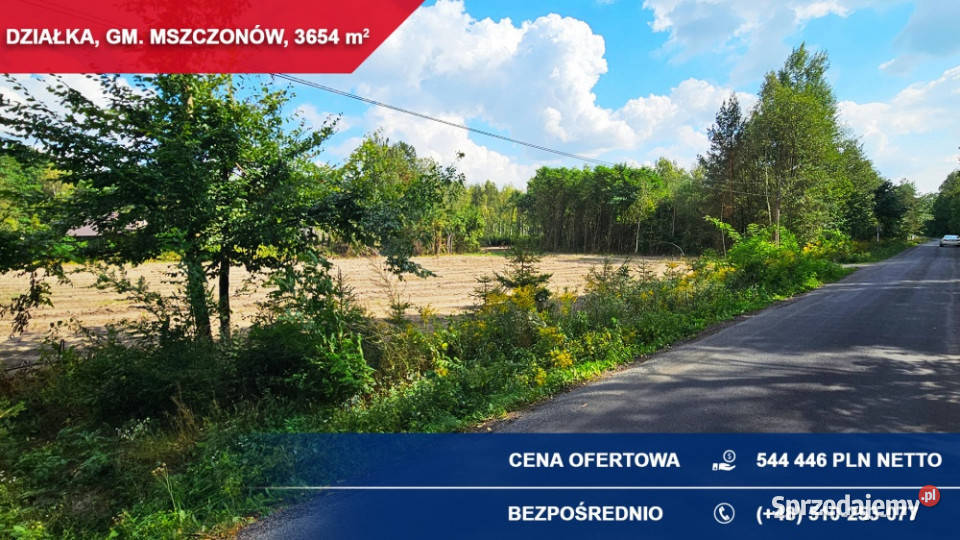 Teren usługowy S8 idealny pod magazyn warsztat Adamowice