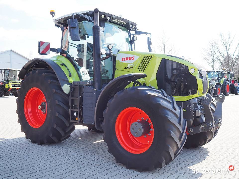 Claas Axion 870 CMATIC GPS Ciągnik rolniczy Stęszew