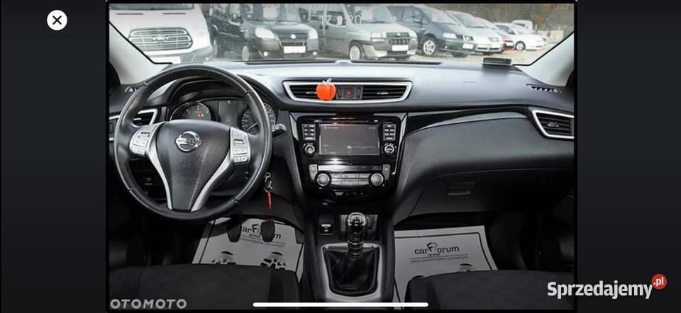Nissan Qashqai światła przeciwmgielne Męcina