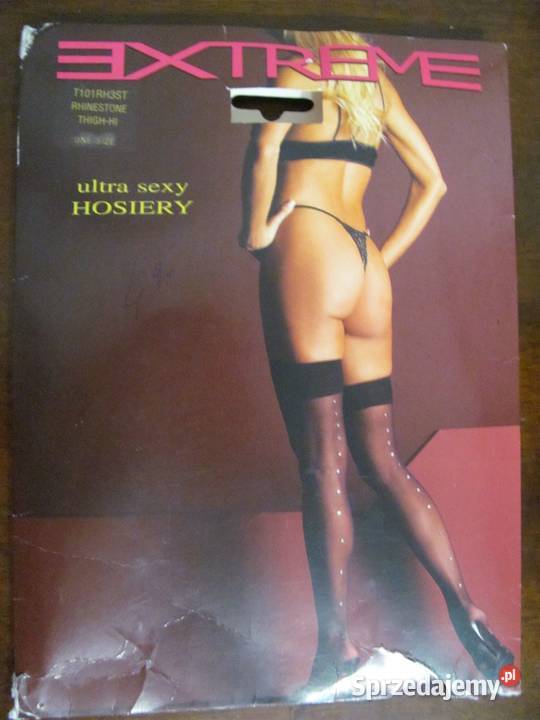 pończochy czarne extreme ultra sexy hosiery Pozostałe Zamość sprzedam