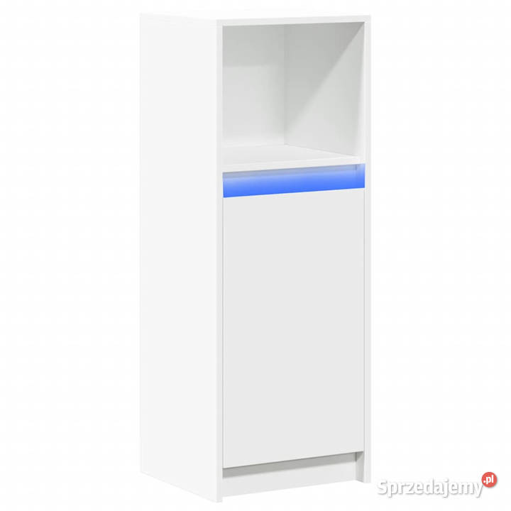 Szafka z LED biała 38x34x100 materiał mazowieckie Warszawa