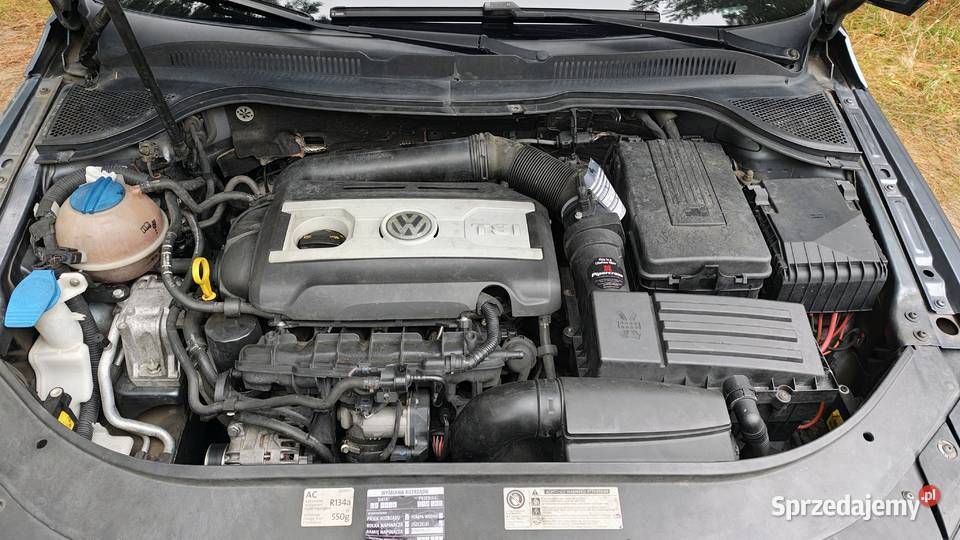 VW CC Sport 20Turbo CBFA z DSG Bixenon LedSkóra światła do jazdy dziennej Rokietnica