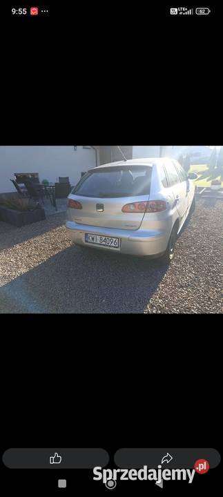 Seat Ibiza 14 2004 Rok produkcji 2004 Wieliczka