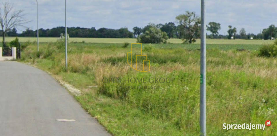 Żórawina działka budowlana 1531 m2 media