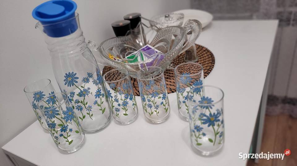 Dzbanek I szklanki Ciechanowiec sprzedam