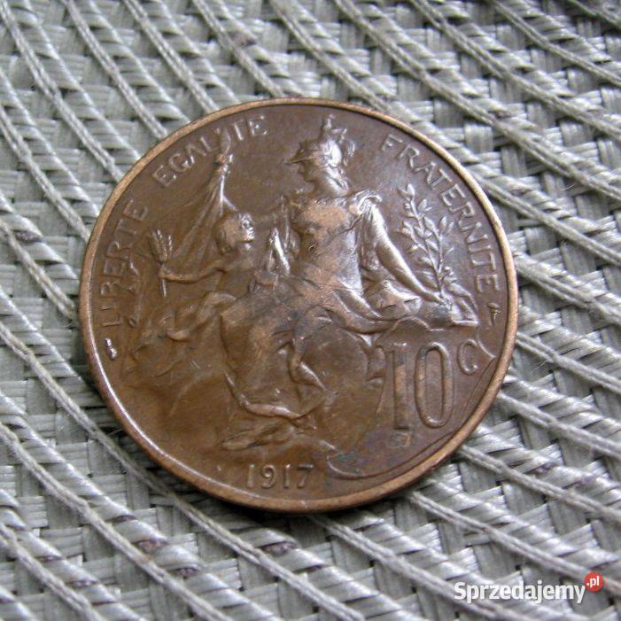 Francja 10 Centymów 1917r