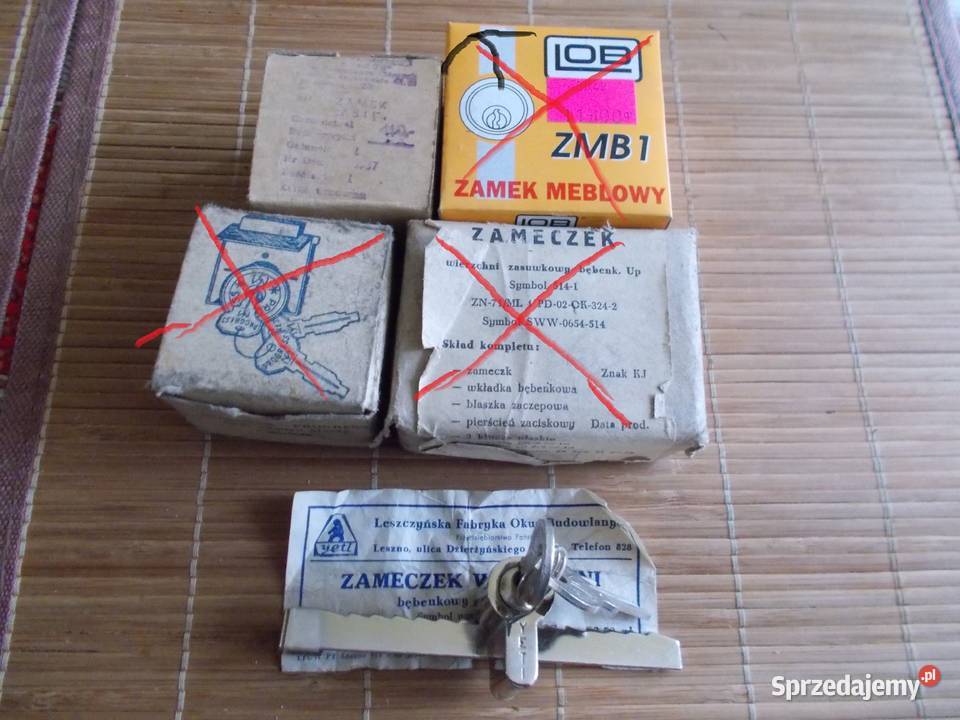 Zamki meblowe Akcesoria meblowe Kłodzko
