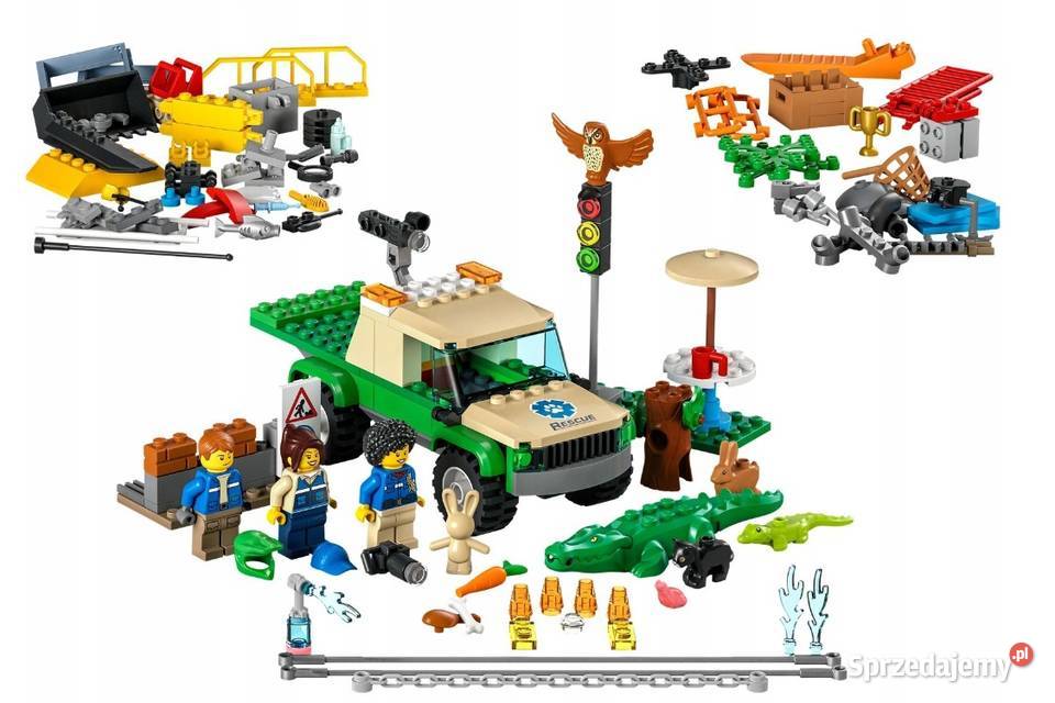 LEGO CITY 60353 MISJE RATOWANIA DZIKICH ZWIERZĄT Łódź