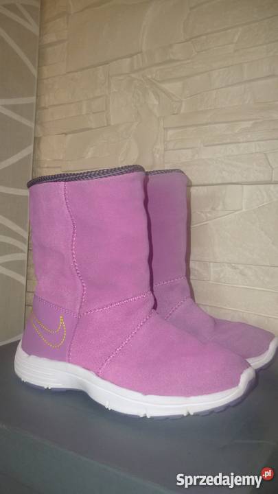 NIKE Kozaki df jill bootskórzane dziecięce buty