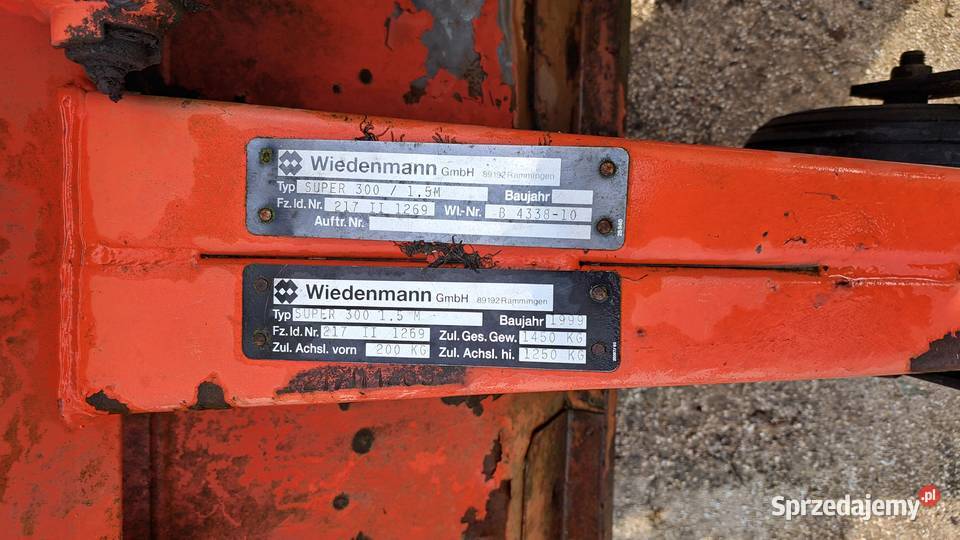 Zamiatarka do liści i trawy Wiedenmann Super 300 łódzkie Radomsko