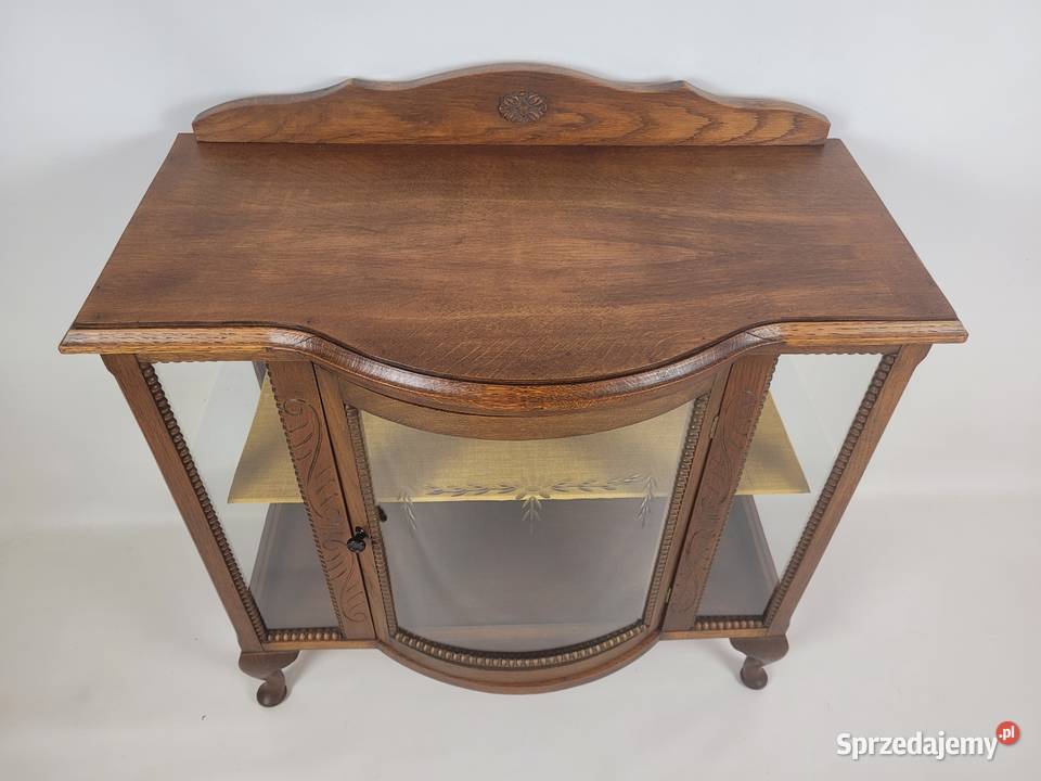 Herbaciarka dębowa gięta szyba Białogard