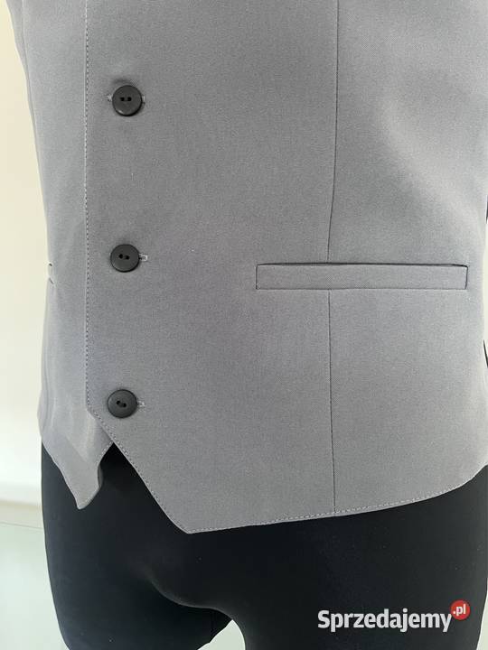 Kamizelki kelnerskie jasny grafit różne rozmiary Wrocław