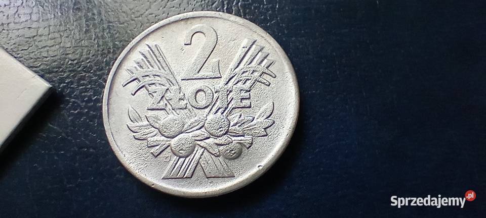 Stare monety 2 złote 1974 Jagody PRL Polska Lesko