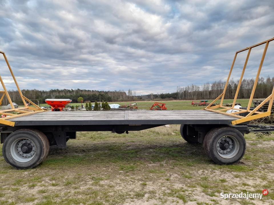 Przyczepa transportowa platforma laweta do bel Curyn