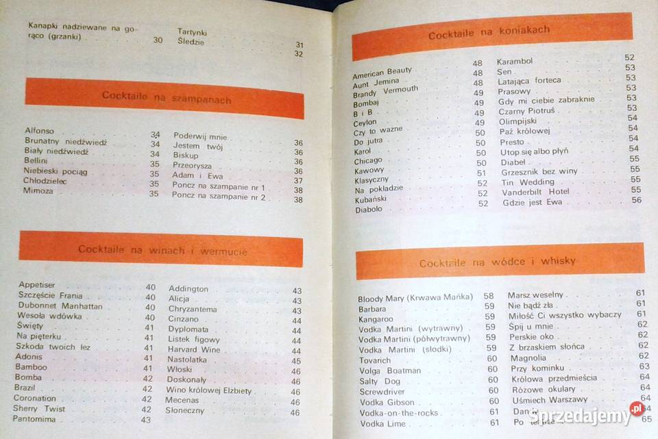 Coctaile i napoje mieszane W Brodziński H