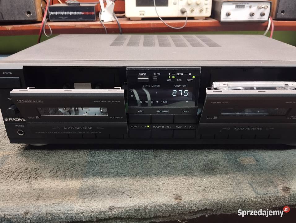 Magnetofon Kasetowy Radmor R5532B Autorevers śląskie