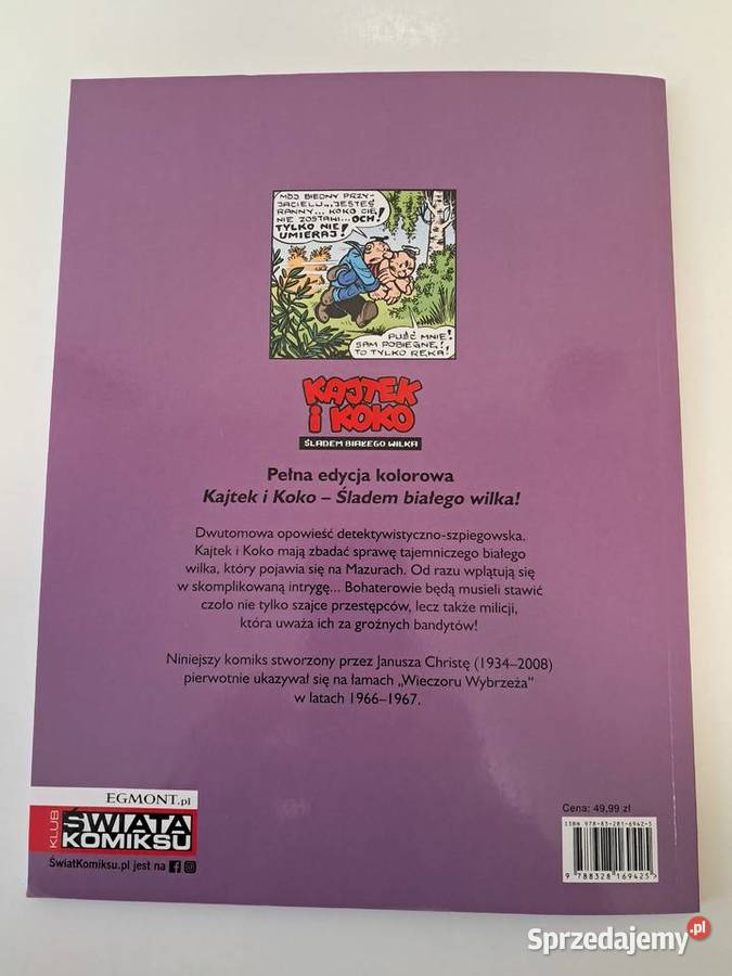 Komiks Kajtek i Koko Śladem białego wilka Duch Polskie