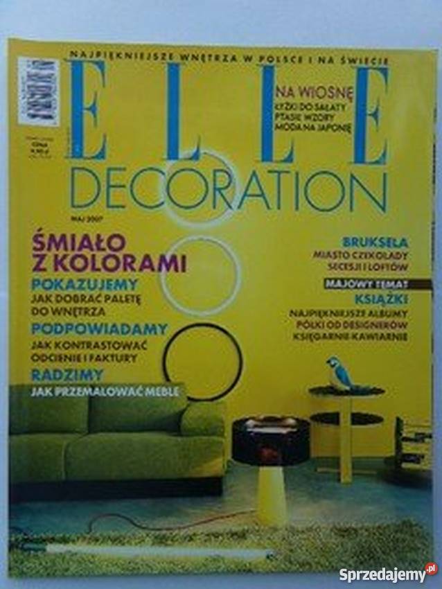 ELLE DECORATION ŚMIAŁO Z KOLORAMI Czasopisma