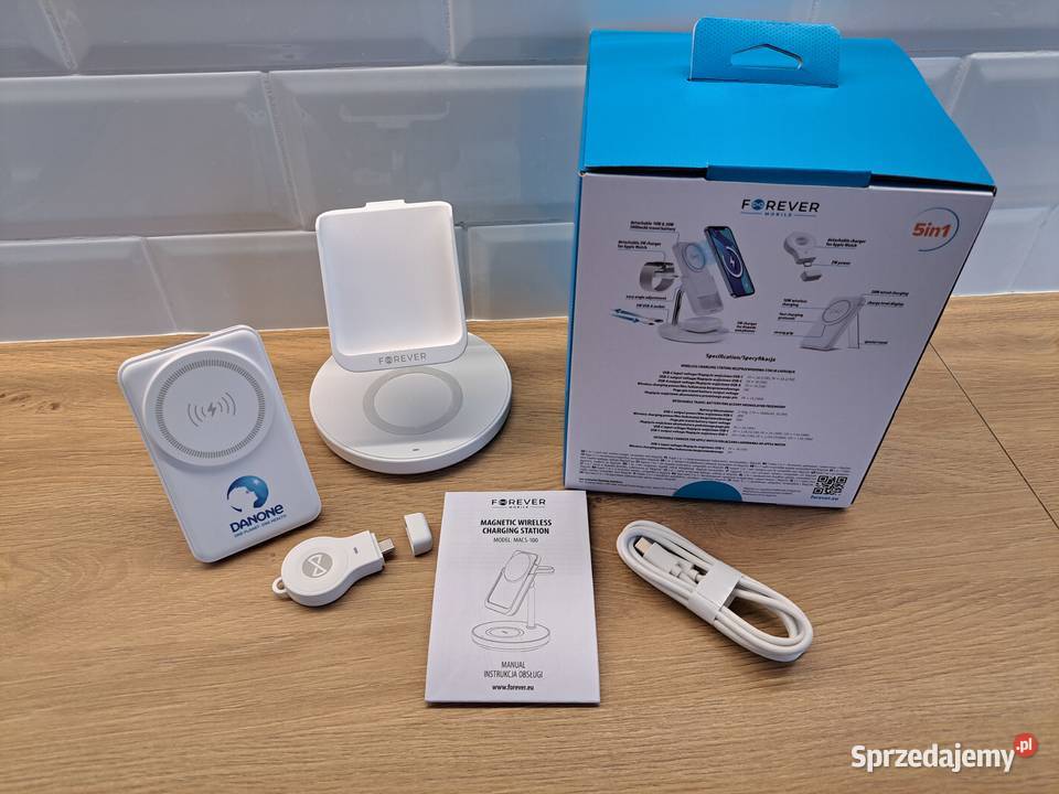 Forever MACS100 Stacja ładująca 5w1 MagSafe Warszawa sprzedam