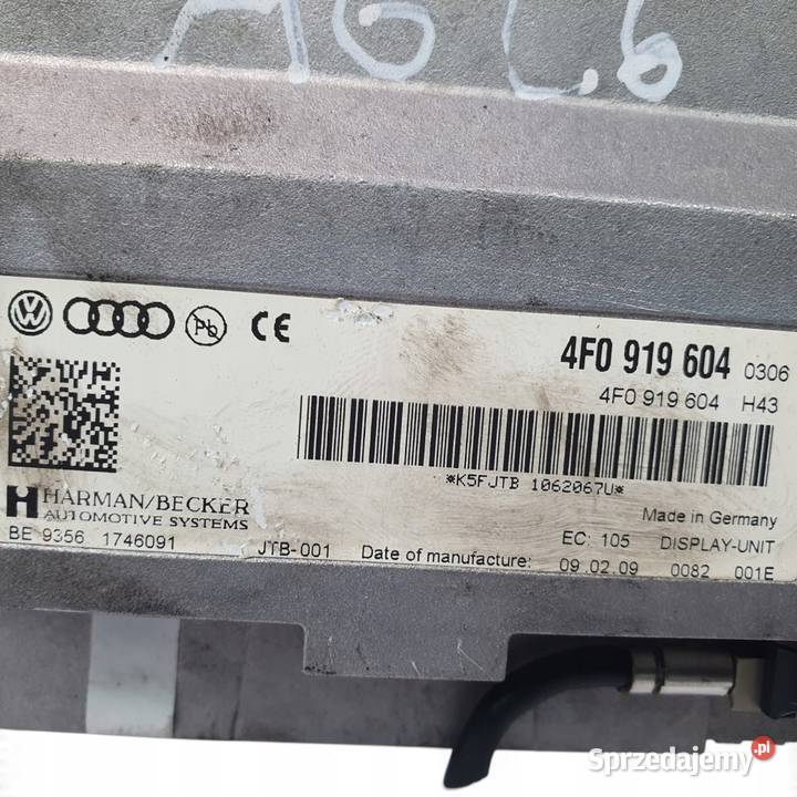 WYŚWIETLACZ EKRAN MMI Audi A6 C6 ekran nawigacji Chełm