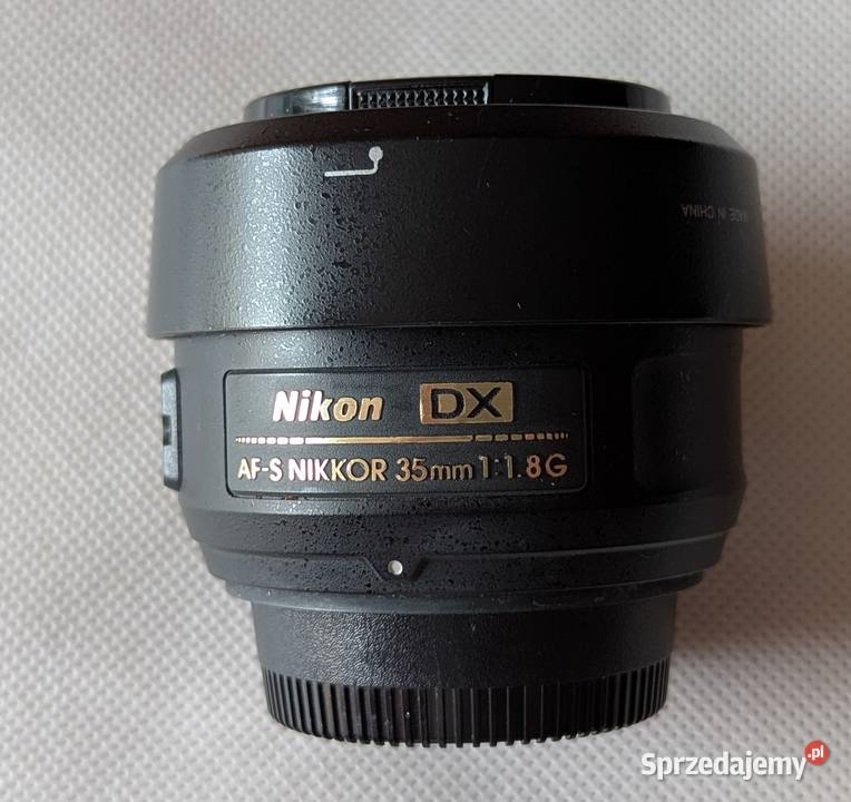 Obiektyw Nikon Nikkor AFS 35mm f18G DX Stan Warszawa sprzedam