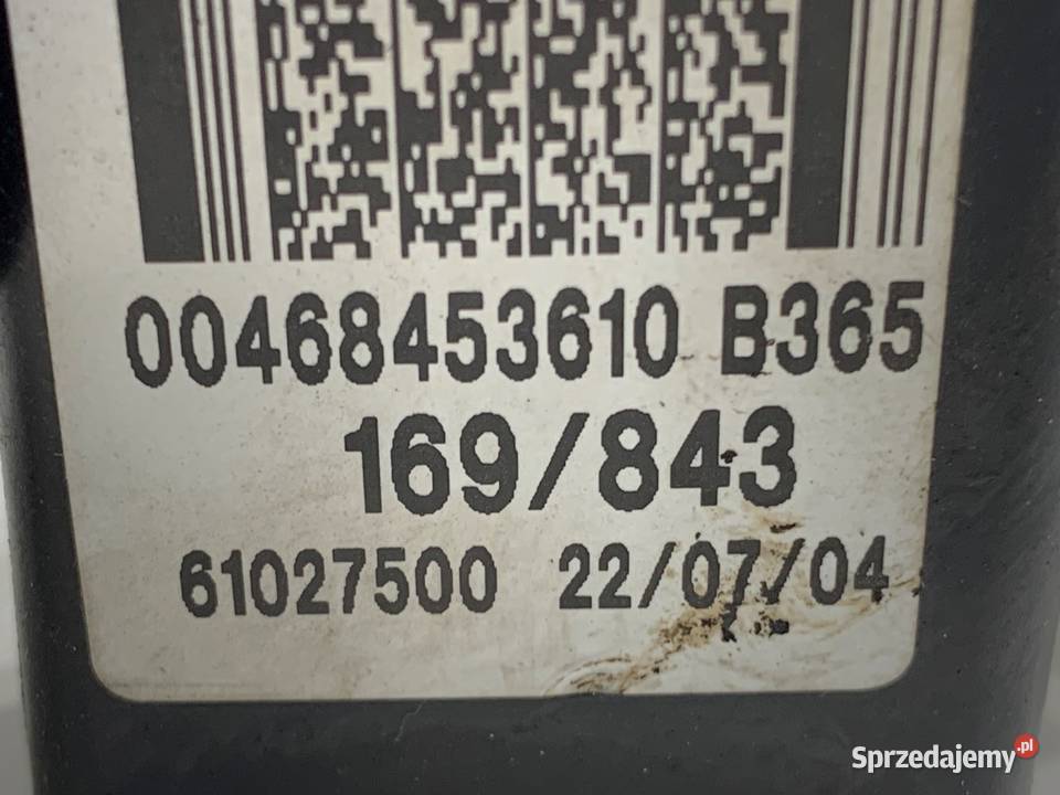 STACYJKA FIAT PANDA II 00468453610 12 60 KLUCZYK