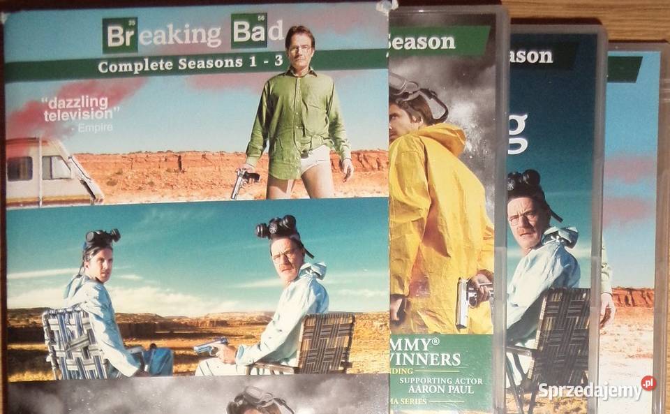 Breaking Bad complete seasons 1 2 i 3 angielsku Rzeszów