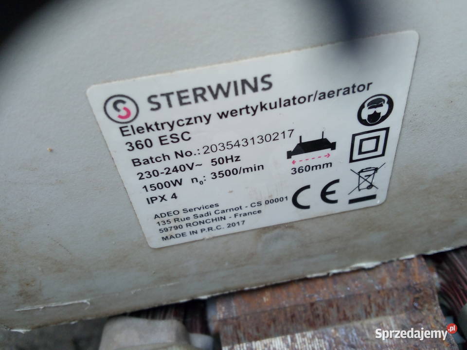 Wertykulator areator Sterwins Poznań