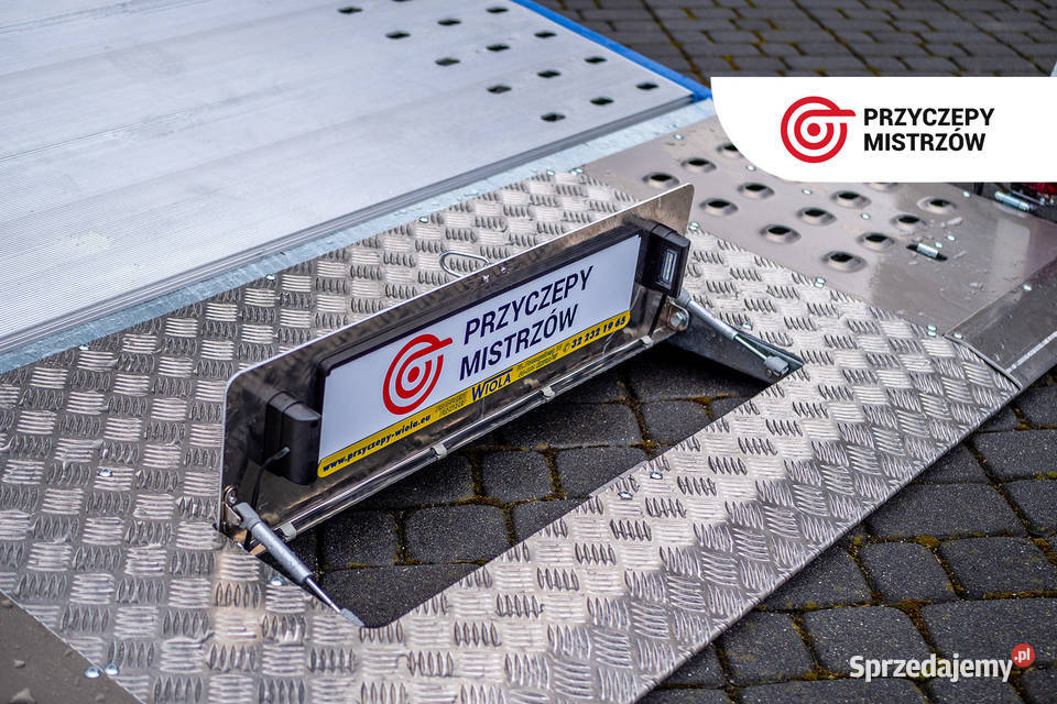 NOWA 2023 Przyczepa laweta uchylna Wiola L25G45P Dąbrowa Górnicza