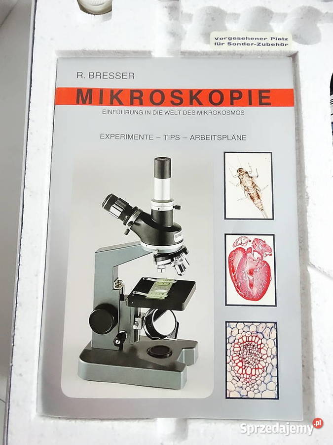 Mikroskop Bresser Optik System Zestaw retro w lubelskie Biłgoraj