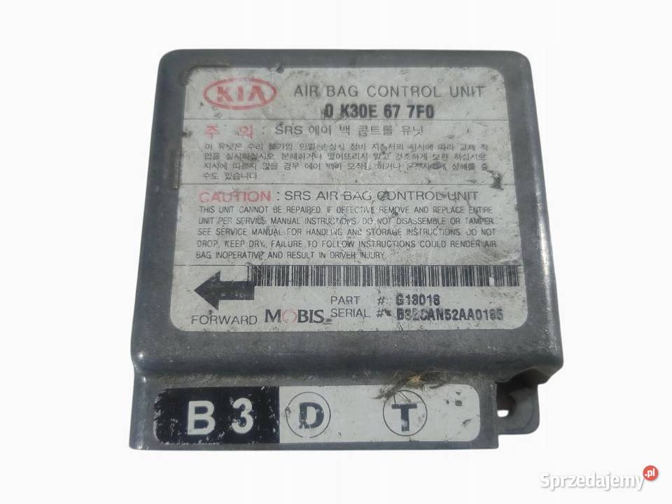 SENSOR AIR BAG AIRBAG KIA RIO 0K30E677F0 osobowe sprzedam