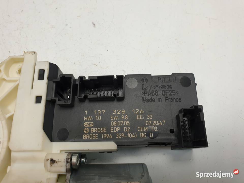 PEUGEOT 407 PRAWY SILNICZEK PODNOSZENIA SZYBY osobowe Rudka