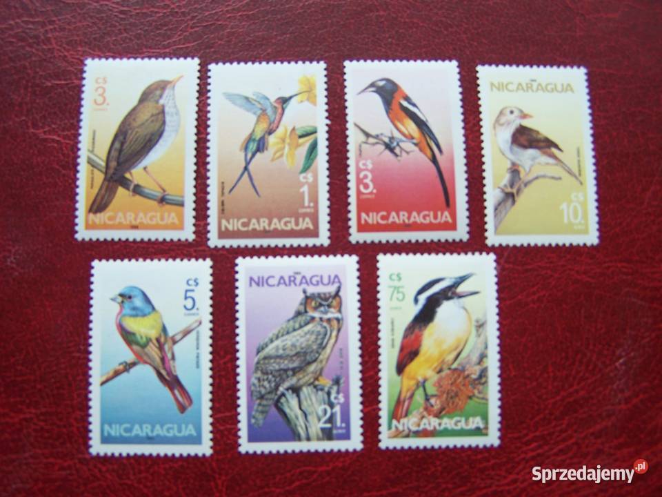 Nikaragua 1986 MNh Mi 272531 Fauna ptaki Tychy