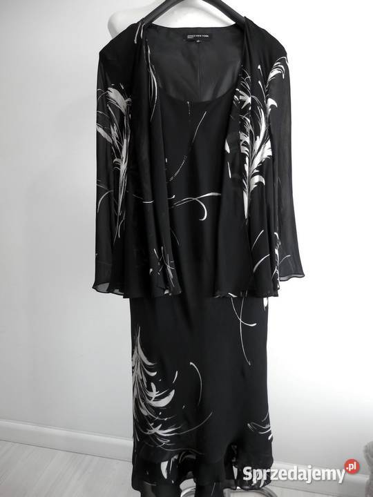 Sukienka z Narzutką Jedwabna 100 Naturalny Łomża