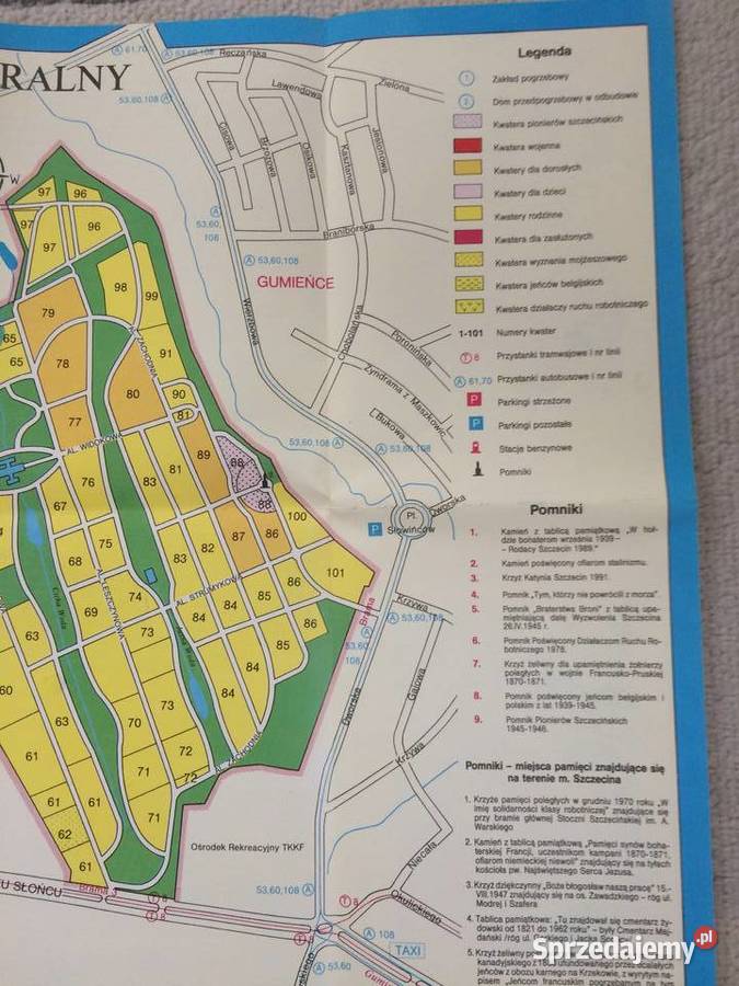 3441 Cmentarz Centralny W Szczecinie Plan