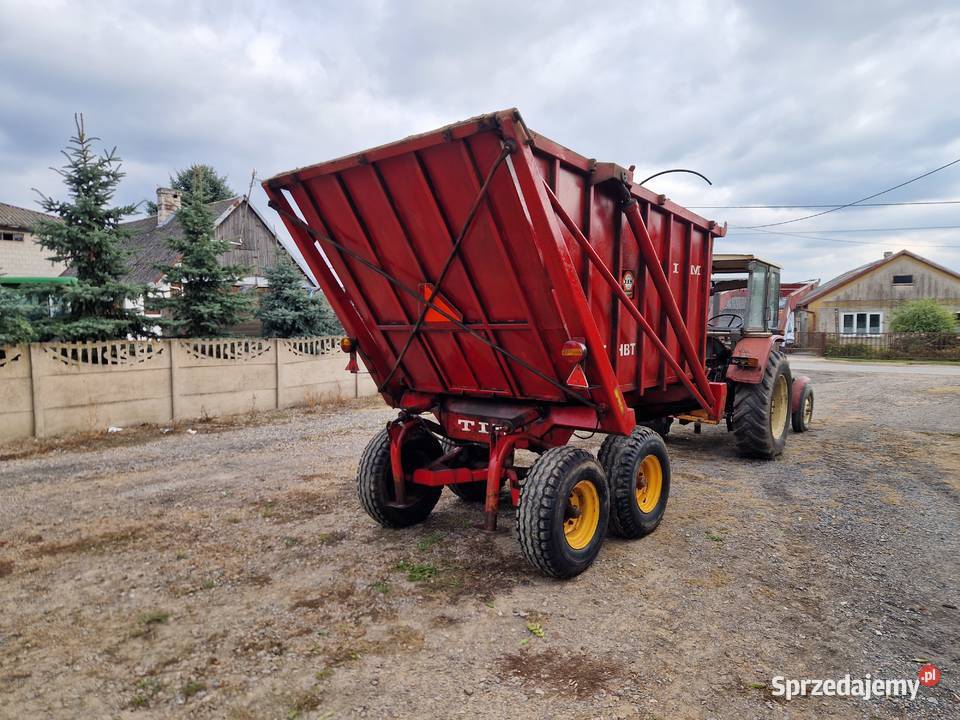 Przyczepa przeladowcza wysokiego wywrotu tandem Ostrowiec Świętokrzyski