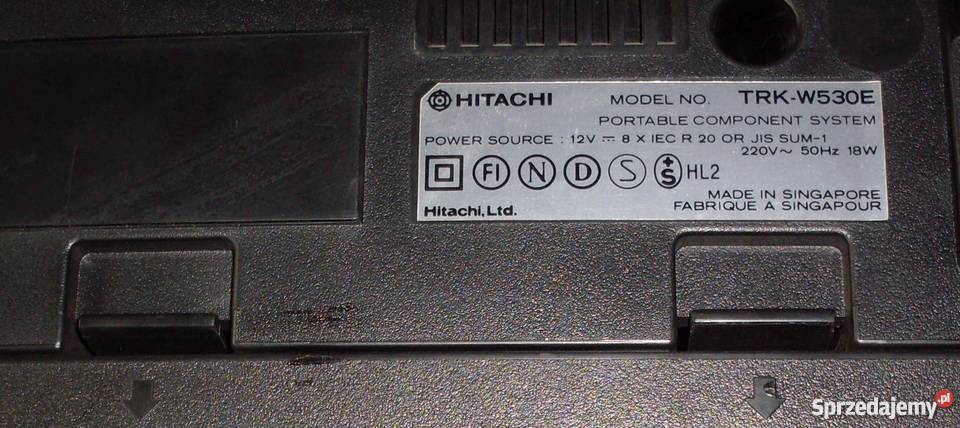 Radiomagnetofon HITACHI TRKW530E Poznań