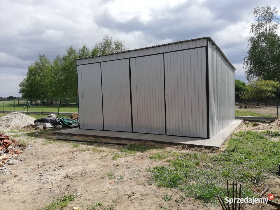 91B Garaż Blaszany Jednospadowy Garaże Blaszane Leżajsk