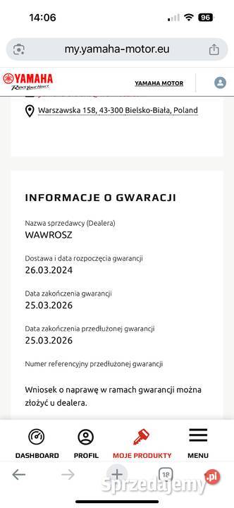 Yamaha Nmax 125 2024 Przebieg 2600 Gwarancja do Yamaha małopolskie Tomice