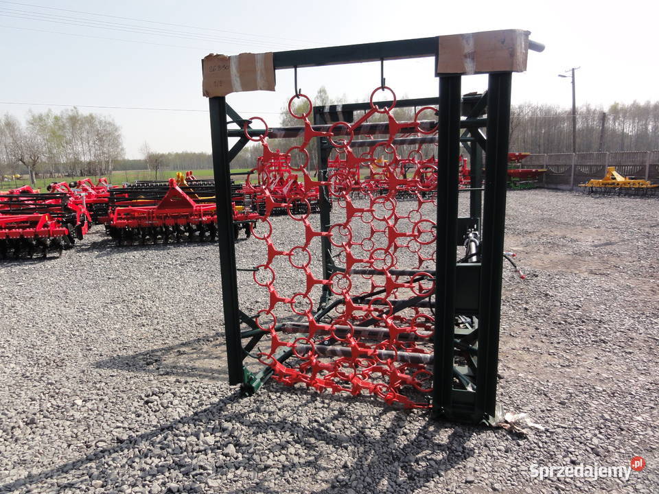 Włóka łąkowopolowa Brona 4m 5m 6m Hydraulika Lębork