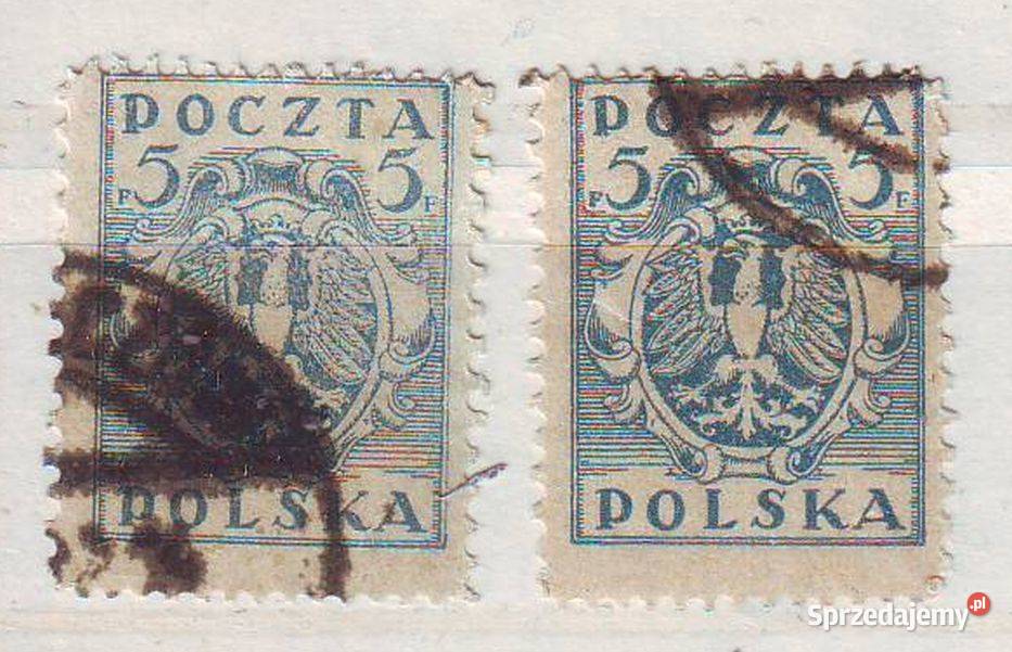 Zn PMW Fi 144a b kas 1922 Filatelistyka śląskie Gliwice sprzedam