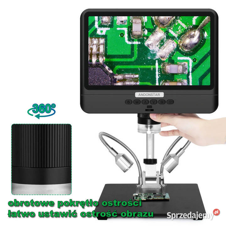 NOWY mikroskop Andonstar HYBRYDOWY 85 LCD FullHD podkarpackie Rzeszów