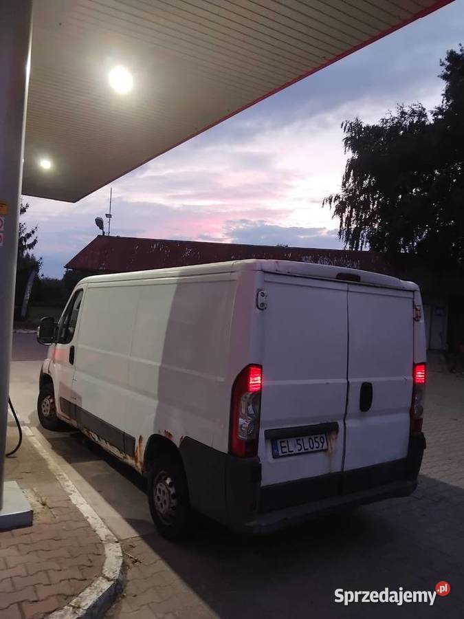 Citroen Jumper blaszak uszkodzony silnik