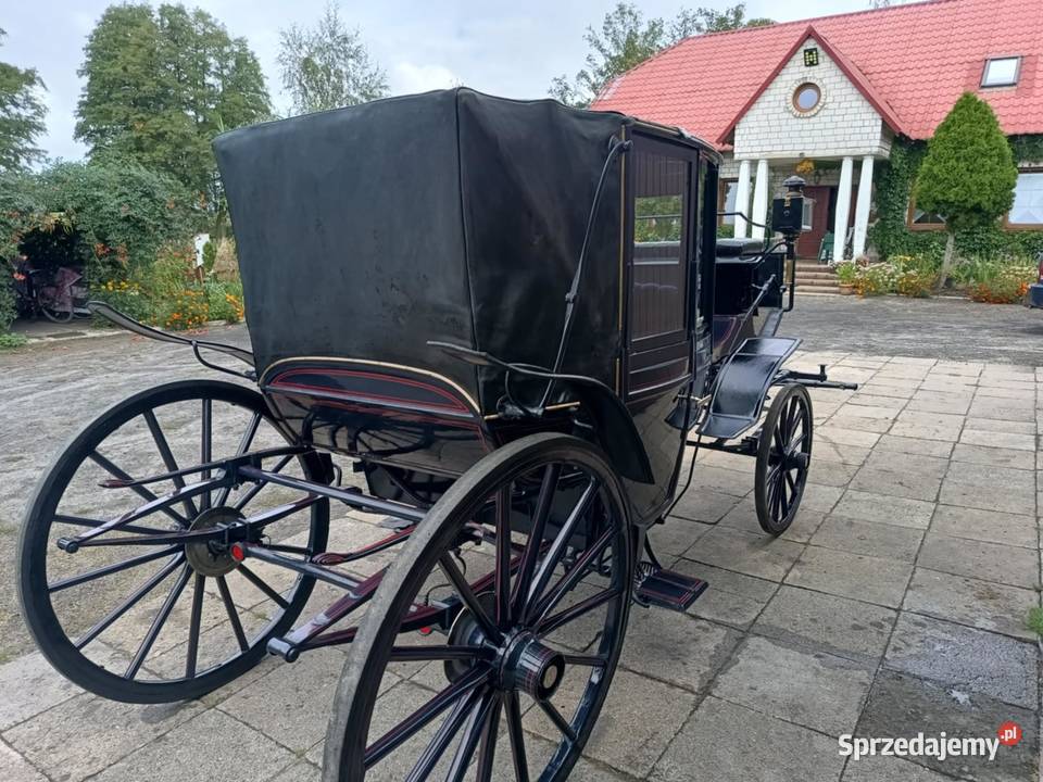 Glaslandauer Granatowy Lando Powóz Bryczka