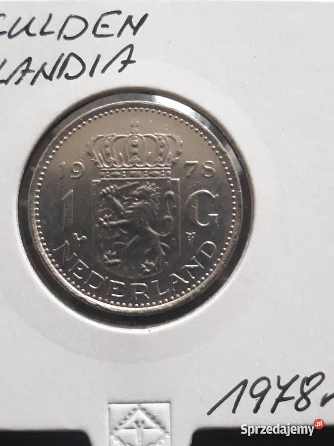 1 Gulden Holandia 1978 r wielkopolskie