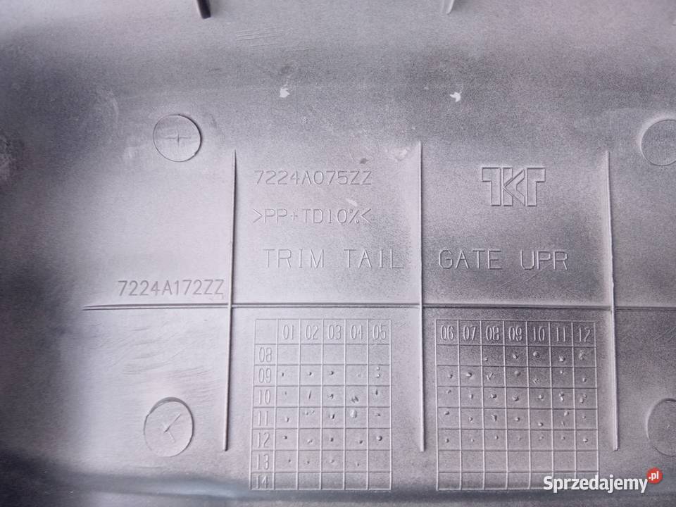 OSŁONA STOP KLAPA TYŁ MITSUBISHI PAJERO SPORT II osobowe Nowy Tomyśl sprzedam