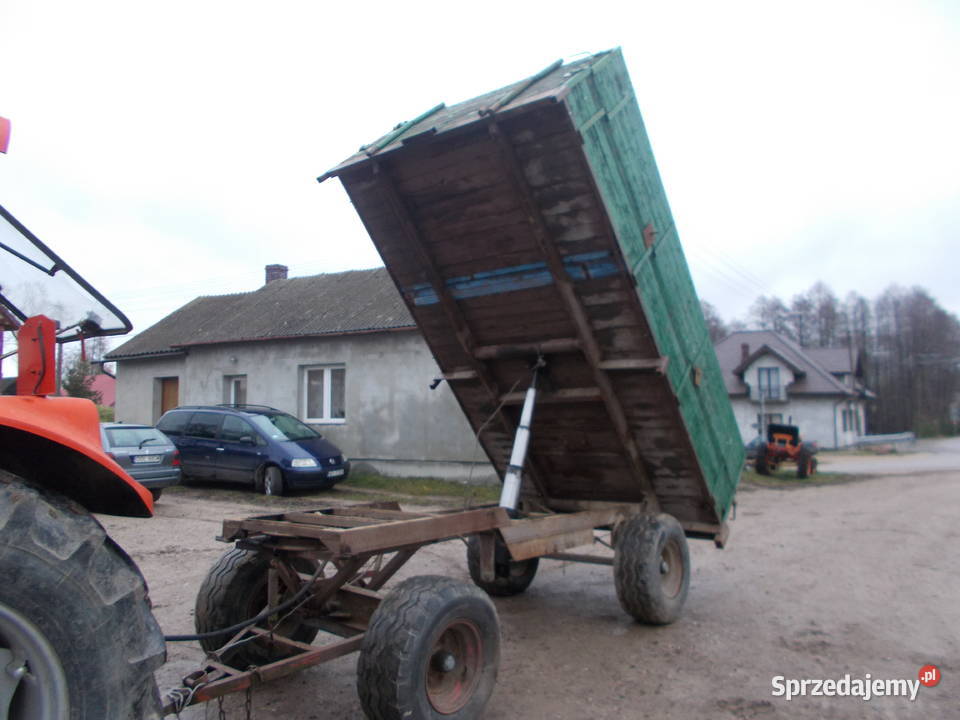 Przyczepa dwuosiowa wywrotka podlaskie Karasiewo